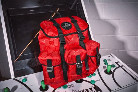 gucci 100 thieves backpack|Gucci x 100 Thieves Launches Limited.